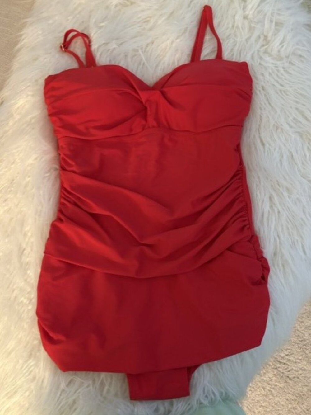 NWT SHORE SHAPES RED SWIMSUIT